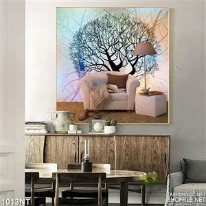 Tranh căn phòng ấm áp