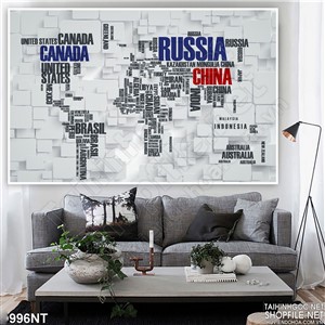 Tranh bản đồ thế giới