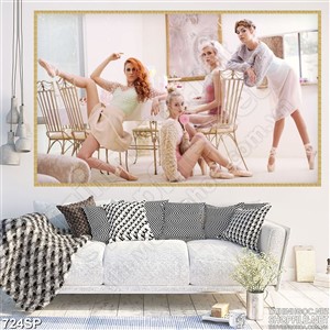 Tranh đẹp in uv những cô gái thành đạt