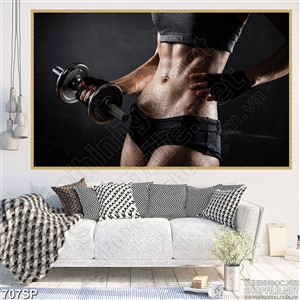 Tranh gymer hot body