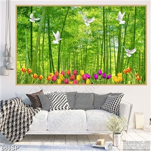 Tranh đẹp thiên nhiên hoa tulip