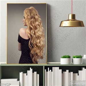 Tranh salon làm tóc đẹp