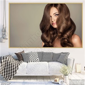 Tranh spa salon mái tóc đẹp