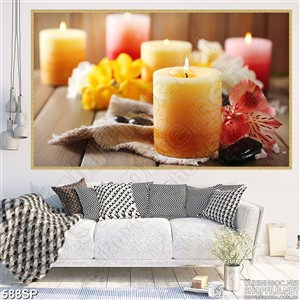 Tranh nến thơm vàng đẹp nhất