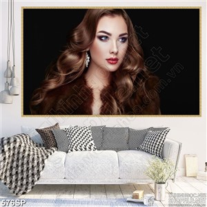 Tranh mới nhất cô gái mắt xanh