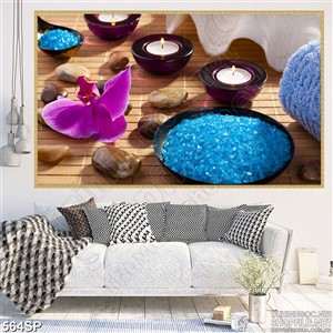 Tranh spa nến và muối thơm
