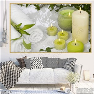 Tranh nến thơm xanh spa đẹp nhất