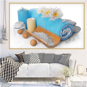 Tranh spa mới nhất hoa và nến