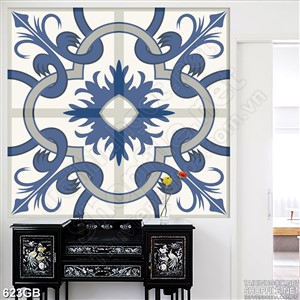 Tranh gạch ô vuông in màu đa dạng