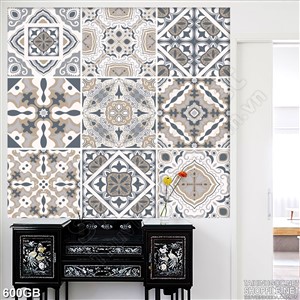 Tranh gạch trang trí họa tiết in nghệ thuật