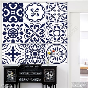 Tranh gạch ốp lát sàn in uv họa tiết tối màu