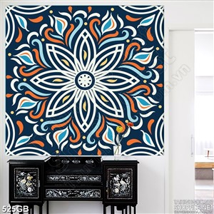 Tranh gạch ốp tường in uv họa tiết màu tối