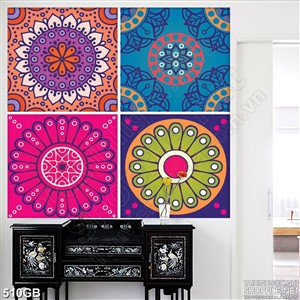 Tranh gạch trang trí tường in 3d treo tường