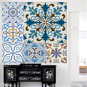 Tranh gạch bông ốp lát tường in họa tiết