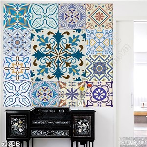 Tranh gạch bông ốp lát tường in chất lượng