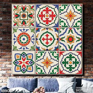 Tranh gạch ốp lát tường in uv nghệ thuật