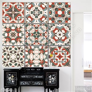 Tranh gạch trang trí in 3d họa tiết trang nhã