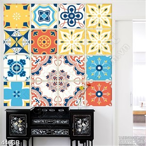 Tranh gạch in họa tiết trang trí phòng