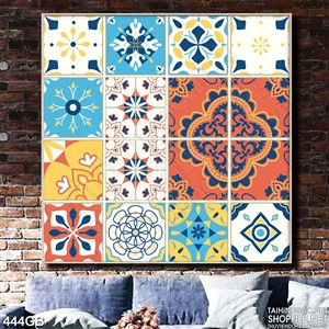 Tranh gạch in màu trang trí tường