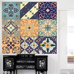 Tranh gạch ốp lát trần in uv họa tiết cổ điển