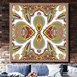 Tranh gạch in họa tiết hoa văn phức tạp