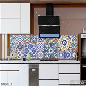 Tranh gạch hoa văn ốp bếp in chất lượng