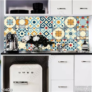 Tranh gạch in hoa văn ốp bếp