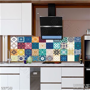 Tranh gạch in màu ốp tường