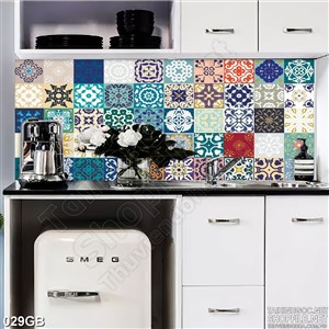 Tranh gạch in hoa văn ốp sàn