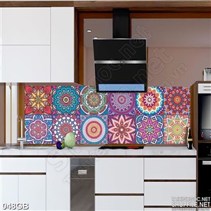 Tranh gạch hoa in họa tiết