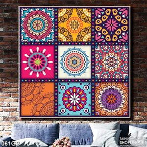 Tranh gạch ô vuông in chất lượng