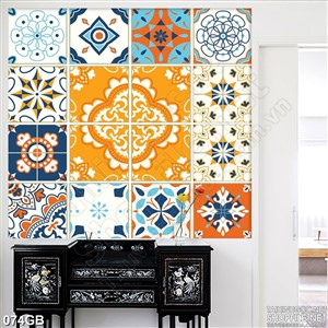 Tranh gạch ốp tường hoa văn phong phú