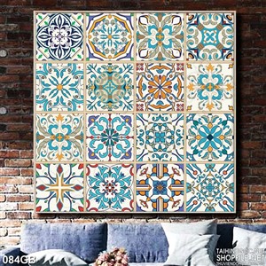 Tranh gạch hoa văn in uv