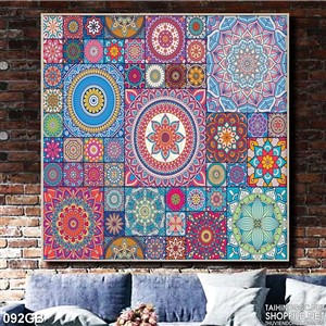 Tranh gạch ô vuông in uv