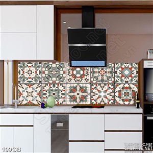 Tranh gạch ô vuông treo tương nhiều họa tiết