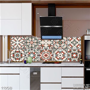 Tranh gạch ốp nền in họa tiết