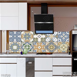 Tranh gạch in họa tiết trang trí phòng