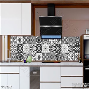 Tranh gạch trang trí in bếp