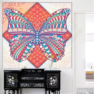 Tranh gạch in hoa văn đa dạng kiểu mẫu