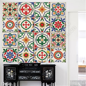 Tranh gạch in chi tiết phong phú màu sắc