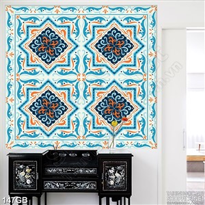 Tranh gạch ô vuông in uv