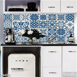 Tranh gạch bông ốp sàn nhà