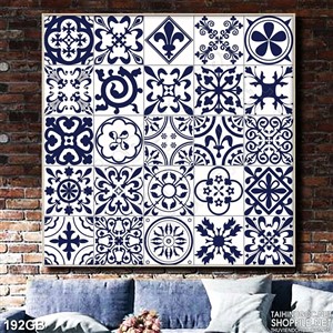 Tranh gạch in uv họa tiết tối màu