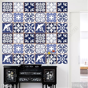 Tranh gạch ốp tường in chim bay