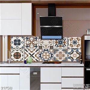 Tranh gạch ốp in màu phong phú