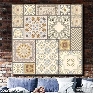 Tranh gạch bông nét cổ điển