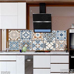 Tranh gạch bông hoa văn phong phú