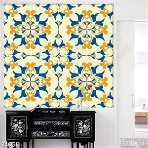 Tranh gạch bông họa tiết cổ châu âu