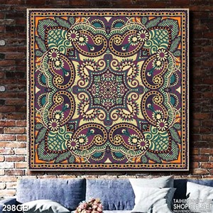 Tranh gạch ốp hoa văn cổ đại sắc sảo