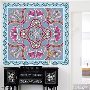 Tranh gạch họa tiết hoa hồng in uv